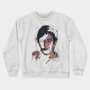 say goodnight to the bad guy | movie star | celebrity portrait | iconic | Tony Crewneck Sweatshirt